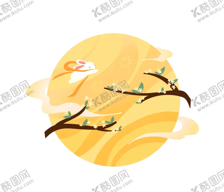 编号：26712502221737057558【酷图网】源文件下载-卡通月亮插画