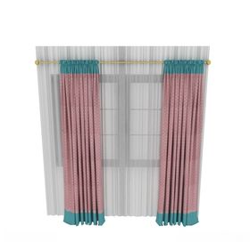 窗帘3d模型