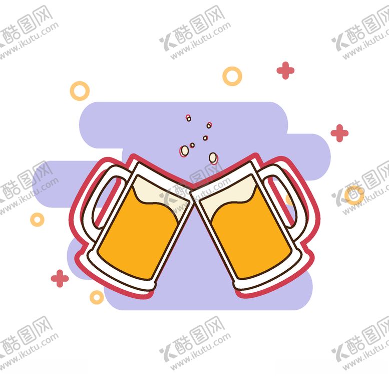 编号：95886010130503356872【酷图网】源文件下载-卡通啤酒