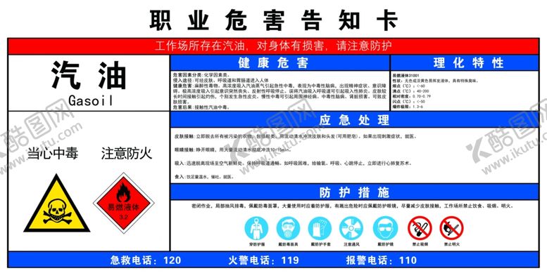 编号：30055712300332173308【酷图网】源文件下载-职业危害告知卡