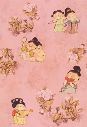 数码印花水墨国风女装
