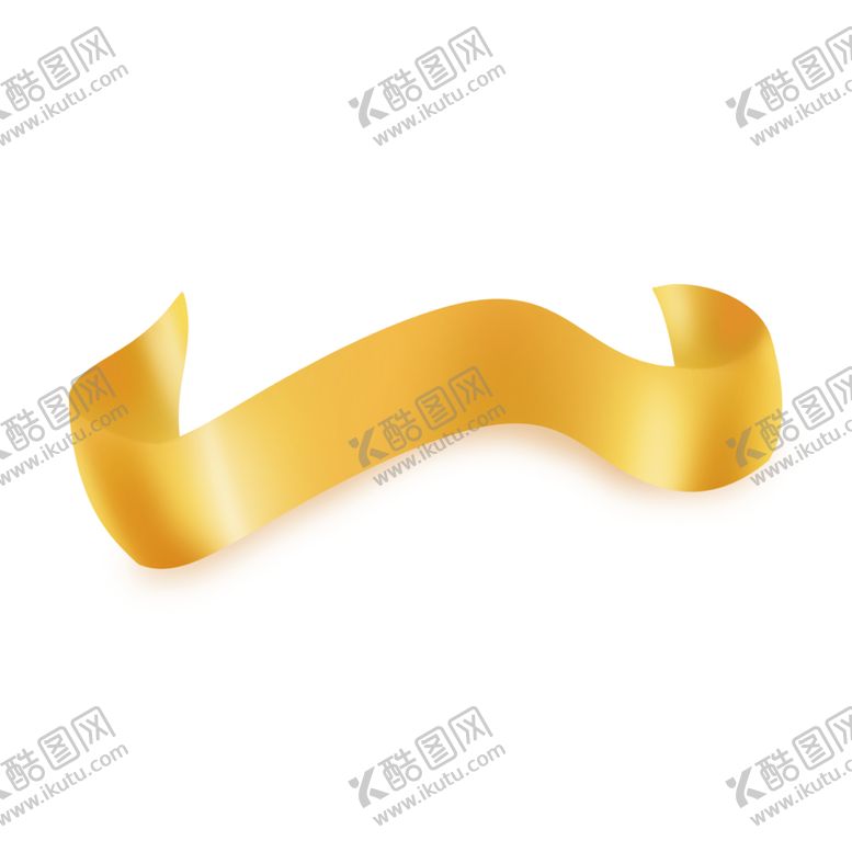编号：72064009090621134744【酷图网】源文件下载-金色飘带