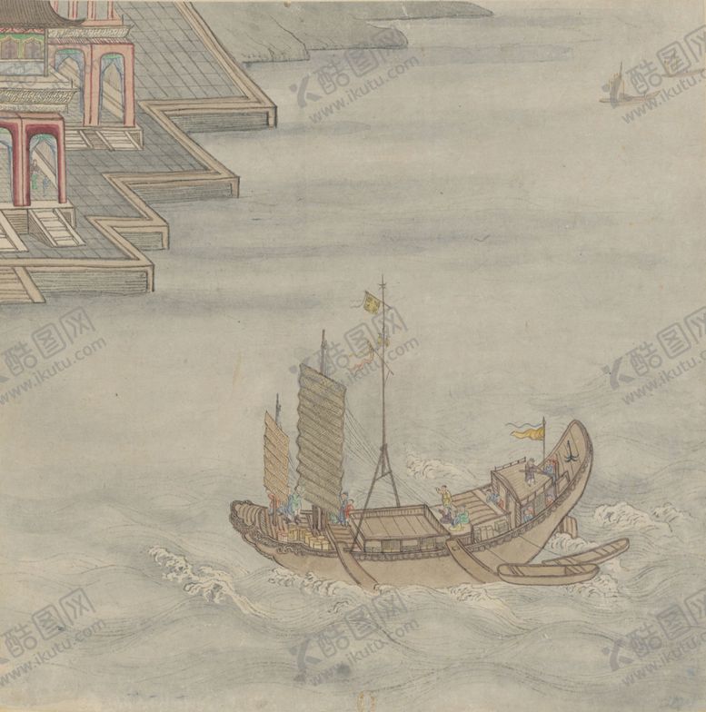 编号：49877609112322229964【酷图网】源文件下载-古代木船