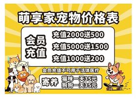 宠物充值海报