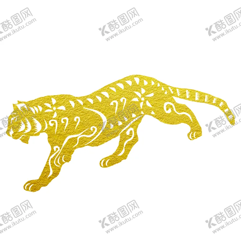 编号：66989902130012172803【酷图网】源文件下载-虎年剪纸图片 