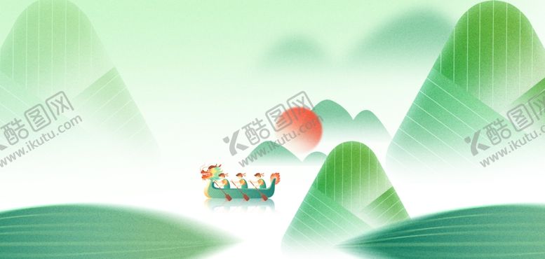 编号：70726904250219098397【酷图网】源文件下载-端午节浅绿色弥散风背景
