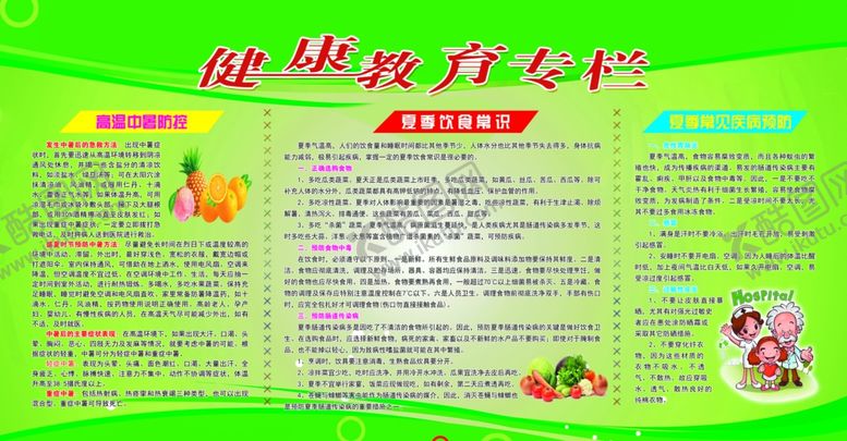 编号：27198709210152063588【酷图网】源文件下载-健康教育宣传栏