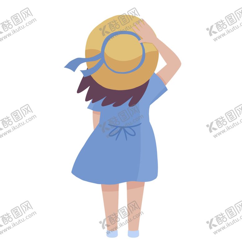 编号：51544304201524232160【酷图网】源文件下载-手绘女孩