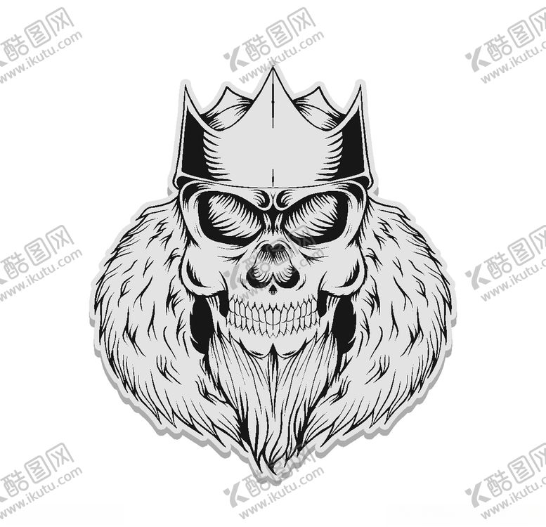 编号：15540010040852239601【酷图网】源文件下载-创意骷髅头