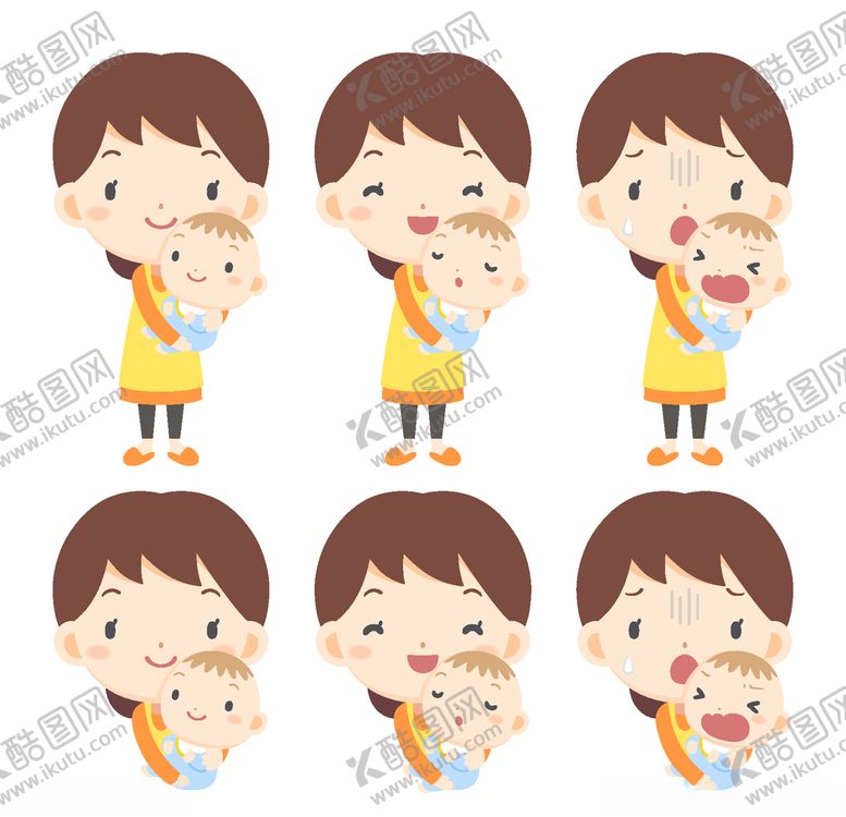 编号：56660005152100496333【酷图网】源文件下载-母婴图标素材矢量