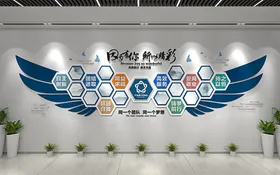 公司文化墙CDR企业形象员工之家