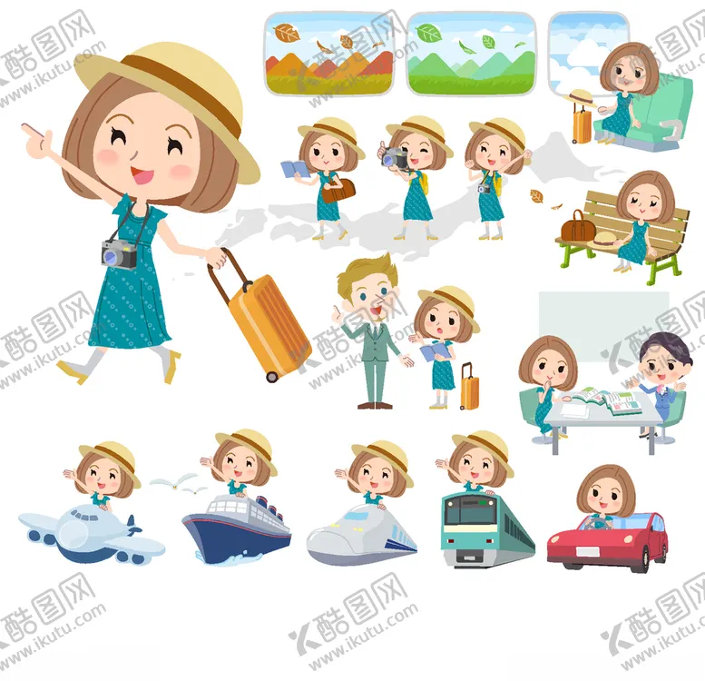 编号：84777506261550319337【酷图网】源文件下载-卡通人物