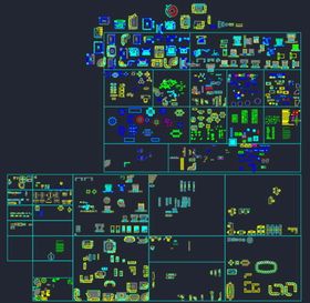 cad家具大全图块室内