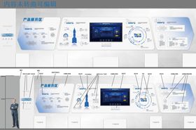 科技展厅企业品牌工法墙