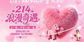 浪漫粉色爱心背景图