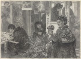 复古人物形象绘画