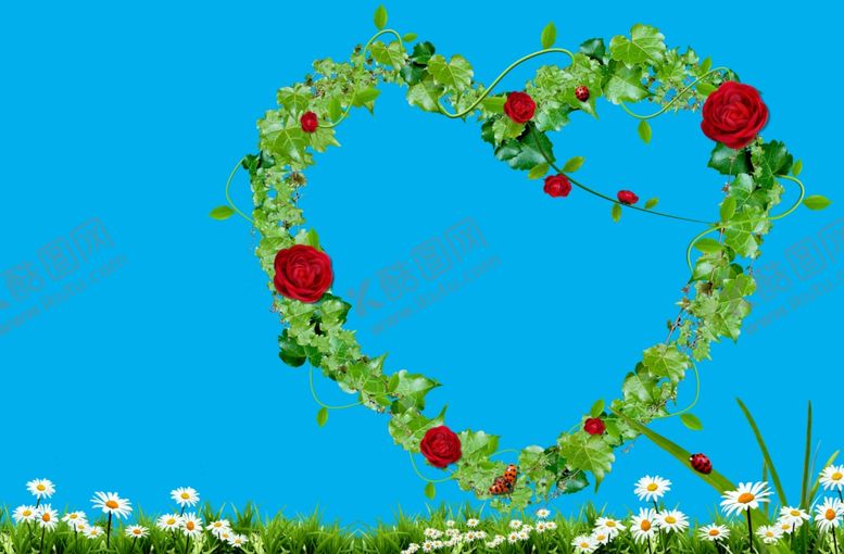 编号：51518510270200568381【酷图网】源文件下载-爱心边框