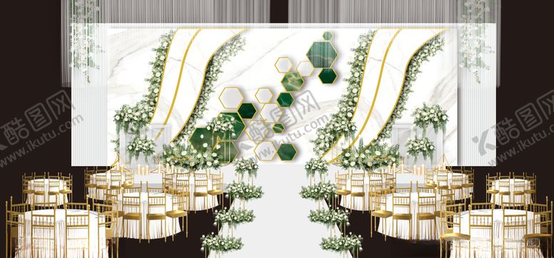 编号：30747110081456555189【酷图网】源文件下载-森系婚礼背景