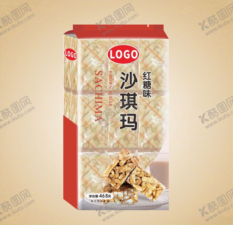 编号：88123709110438027733【酷图网】源文件下载-沙琪玛包装设计