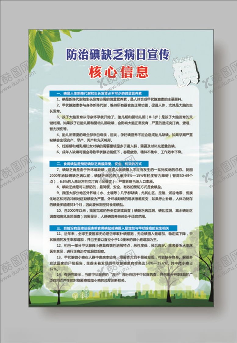 编号：27775605011819162222【酷图网】源文件下载-碘盐缺乏