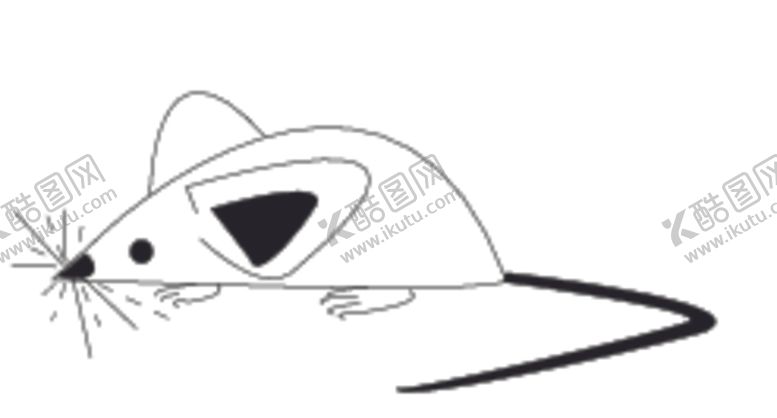 编号：91032410040240401256【酷图网】源文件下载-老鼠简笔画