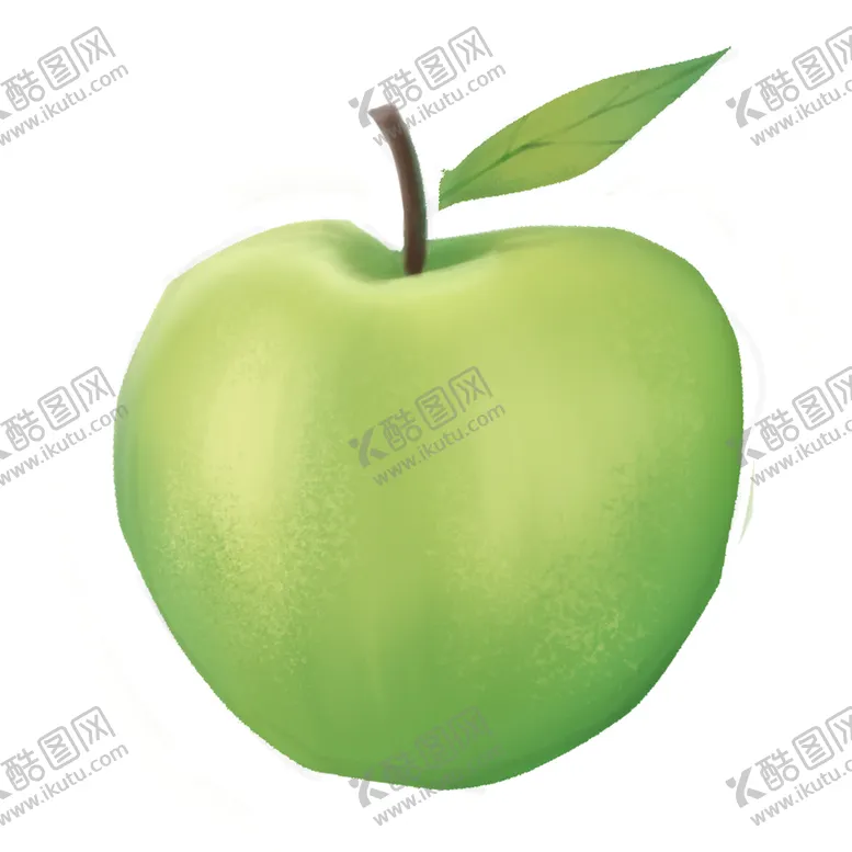 编号：17049609202218443912【酷图网】源文件下载-手绘青苹果