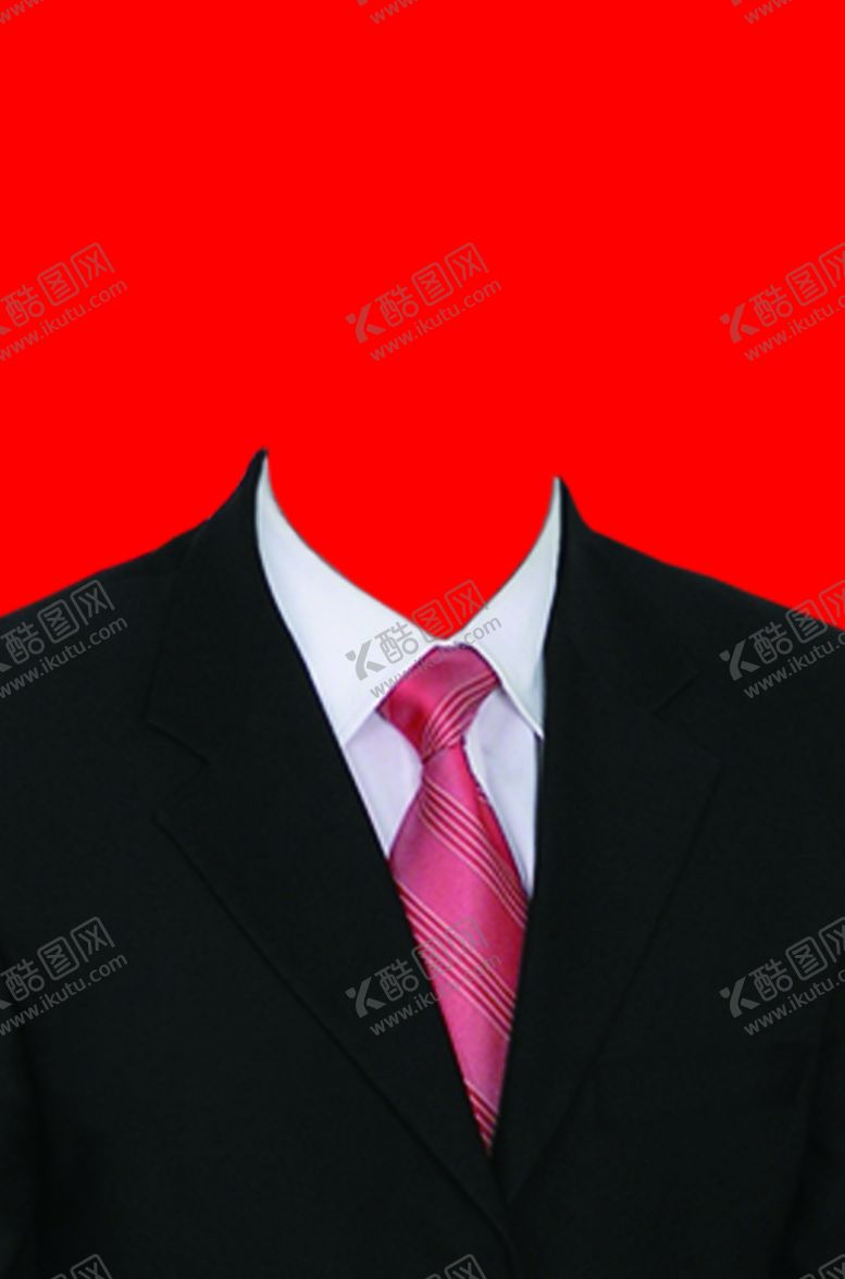 编号：25689907122346533379【酷图网】源文件下载-西装证件照模板