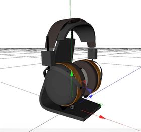 C4D模型耳机