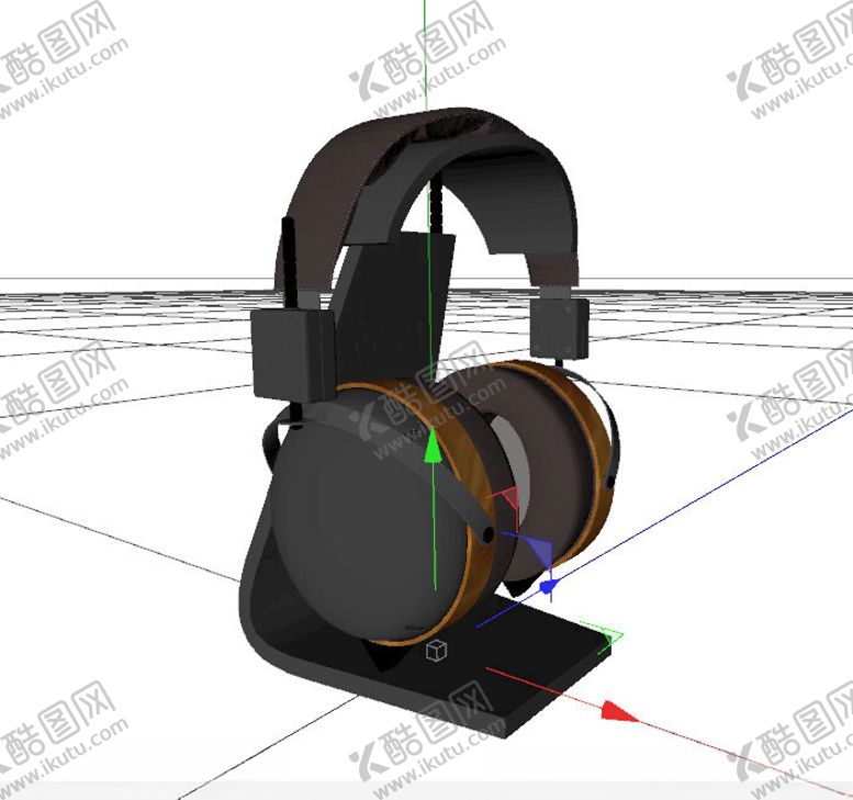 编号：89310901240220498240【酷图网】源文件下载-C4D模型耳机