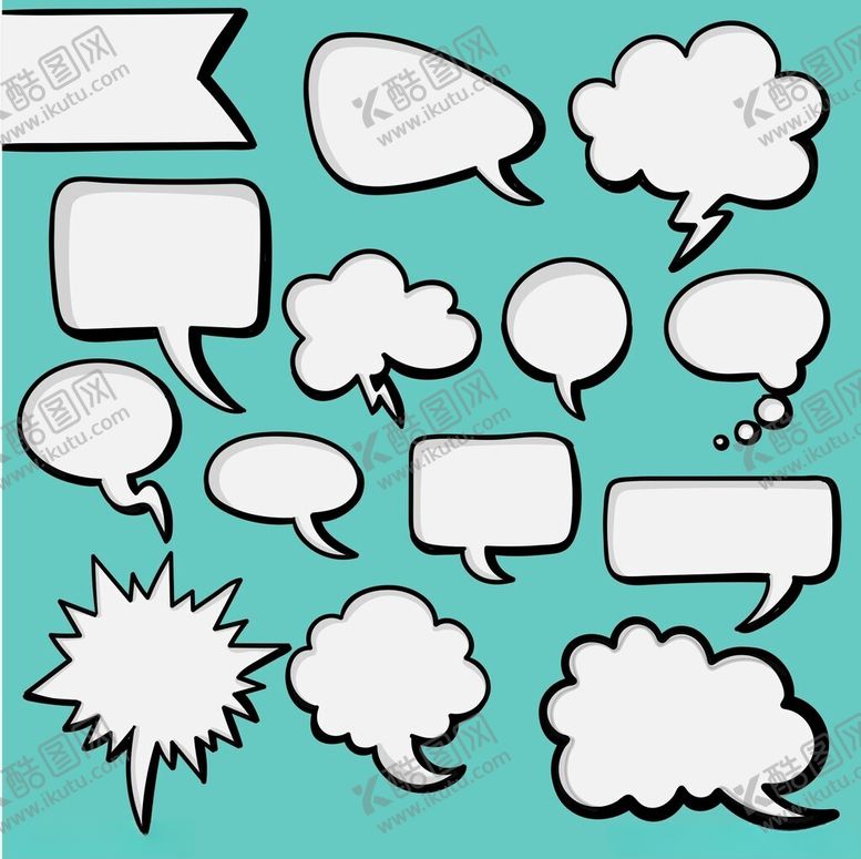 编号：88504404051037333546【酷图网】源文件下载-卡通气泡
