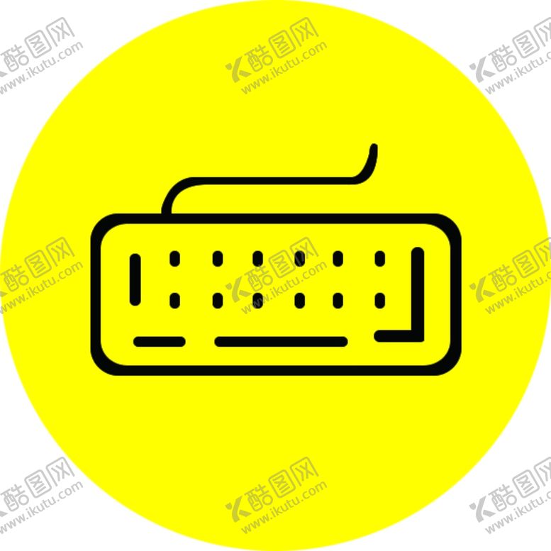 编号：66889005090024312277【酷图网】源文件下载-键盘图标