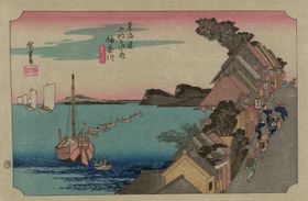 日本街景风景浮世绘