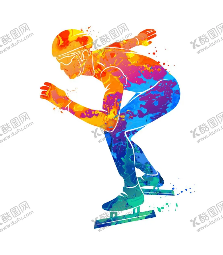 编号：94871209260804319586【酷图网】源文件下载-滑冰