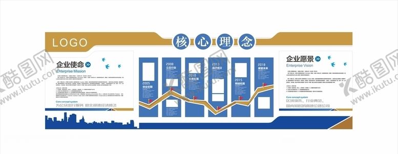 编号：96961504101852345217【酷图网】源文件下载-企业文化宣传栏展板设计