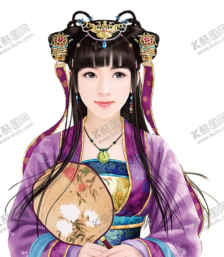 编号：75914701310439272083【酷图网】源文件下载- 古装帅哥美女插画图片 
