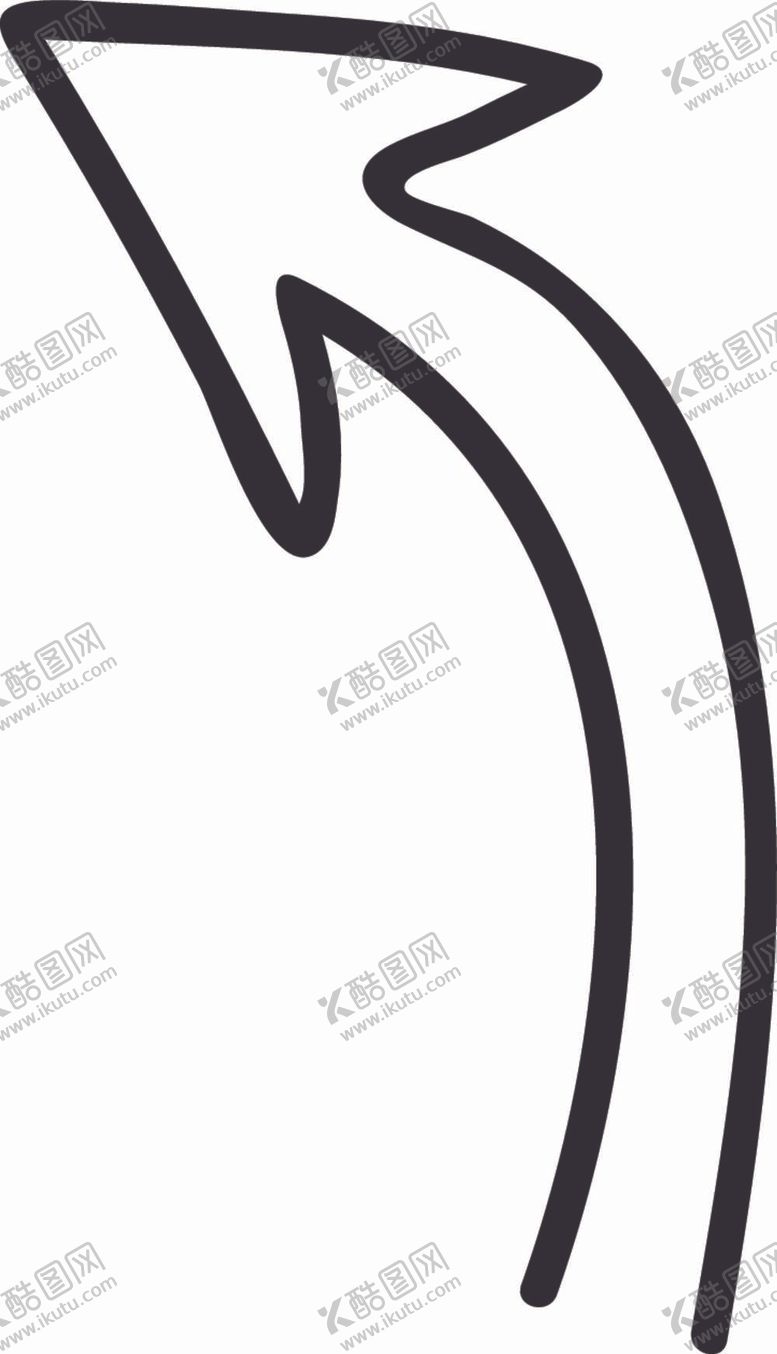 编号：92175911300245262032【酷图网】源文件下载-线描箭头 