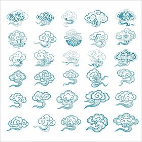 云朵图案集合