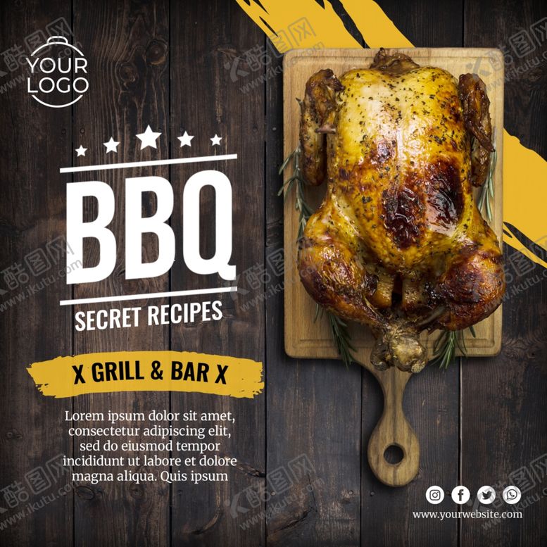 编号：12101410011822478737【酷图网】源文件下载-烤鸡