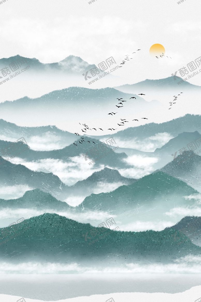 编号：95173409290114239486【酷图网】源文件下载-水墨背景
