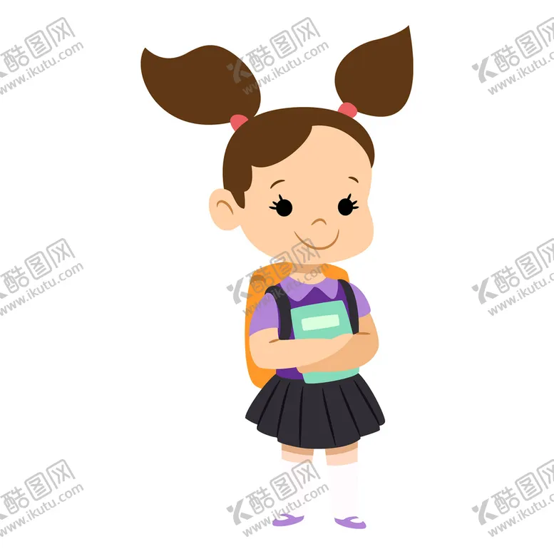 编号：80765409210317416459【酷图网】源文件下载-卡通学生形象