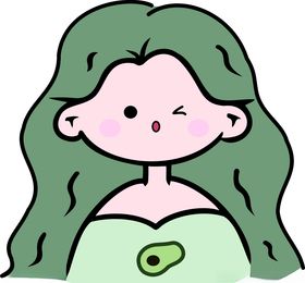 清新牛油果女孩