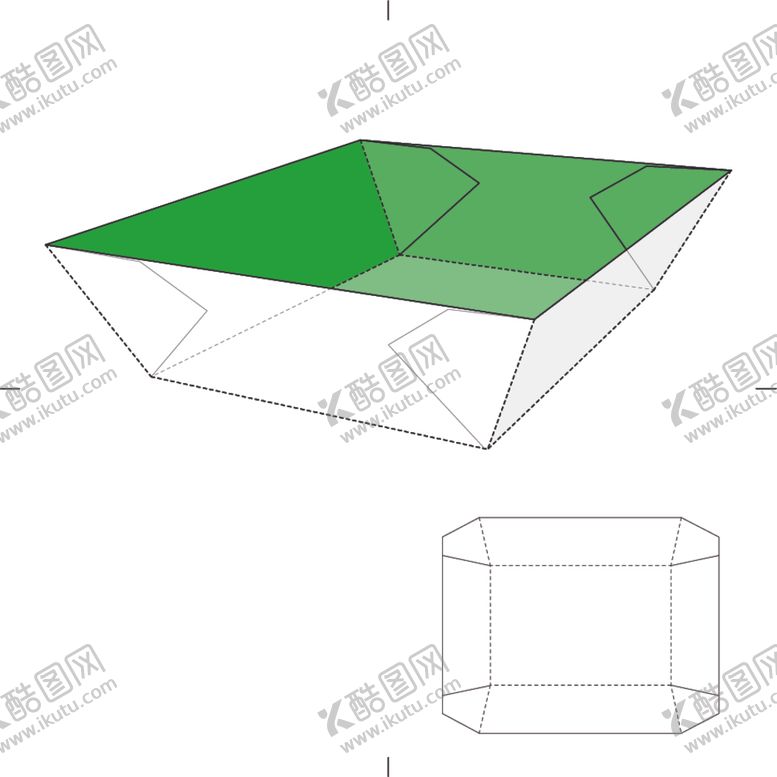 编号：84401109131823444643【酷图网】源文件下载-纸盒包装布局刀线图