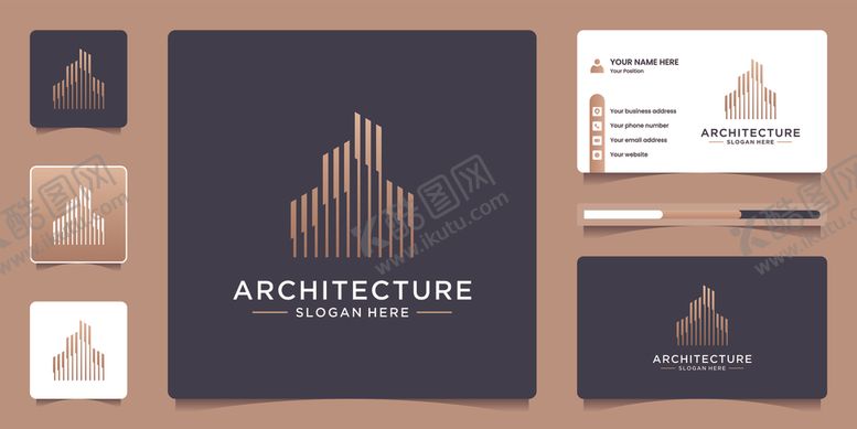 编号：44684904250629576291【酷图网】源文件下载-建筑类品牌视觉设计套装