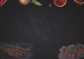 烧烤菜单背景