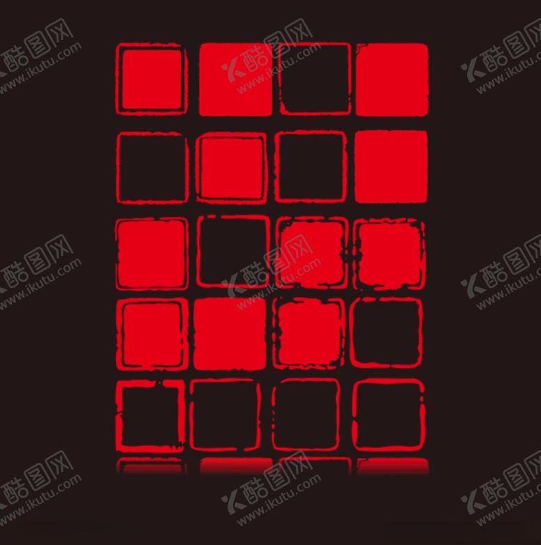 编号：97314010280546124901【酷图网】源文件下载-古代印章印章边框水墨印