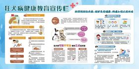 狂犬病的预防和治疗宣传栏