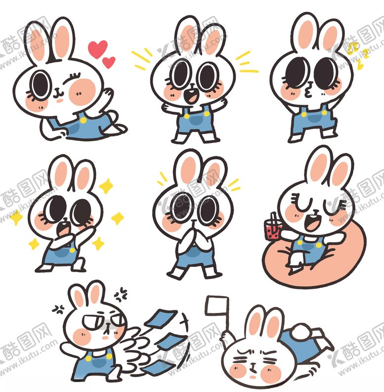 编号：31326309200008428296【酷图网】源文件下载-卡通兔子