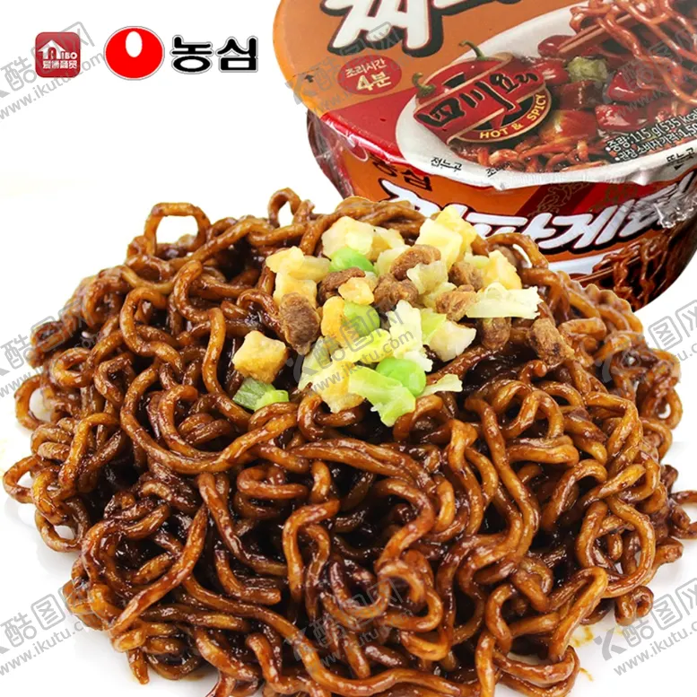 编号：25979809092325469481【酷图网】源文件下载-韩国农心四川料理炸酱面方便面