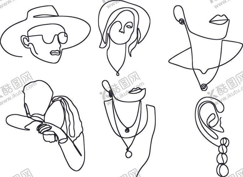 编号：29351810311642162375【酷图网】源文件下载-线条人儿