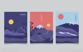 几何背景海报